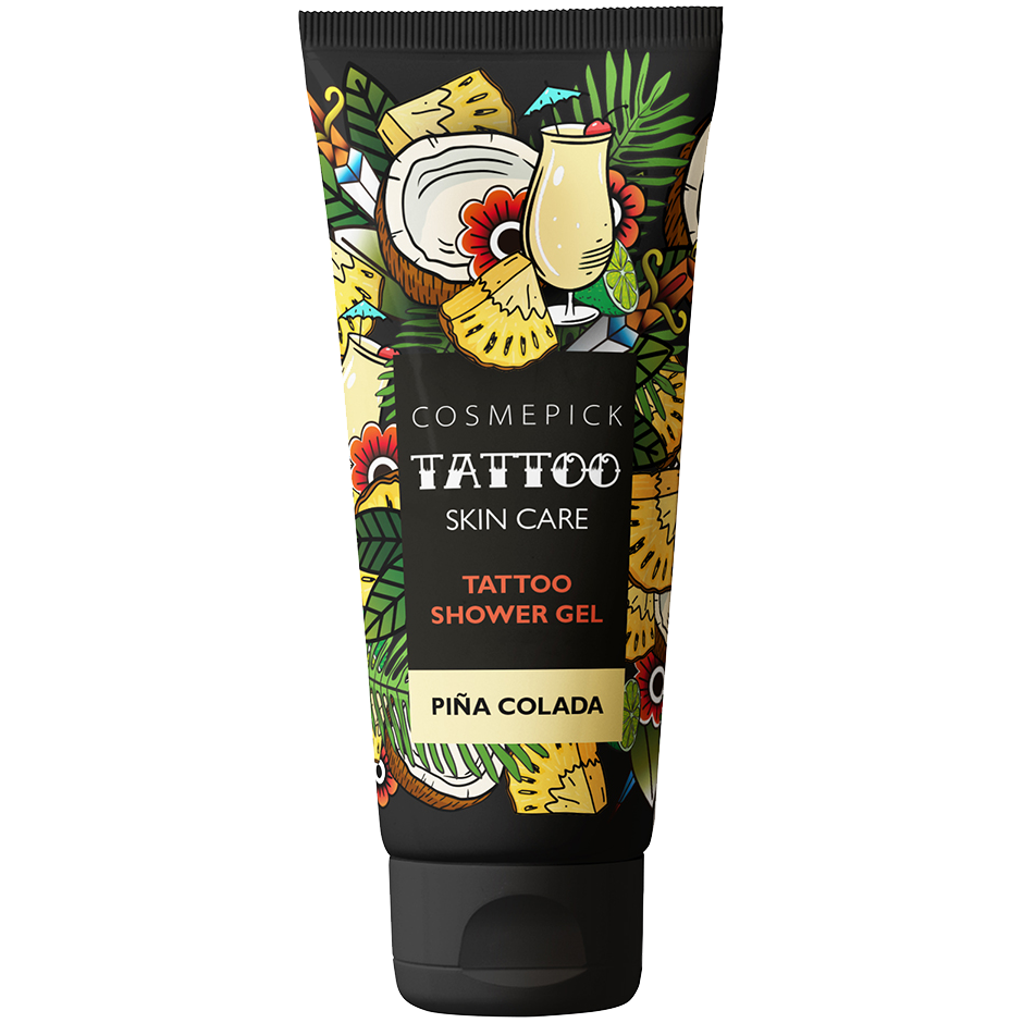 Cosmepick Tattoo żel pod prysznic dla skóry z tatuażami, 200 ml