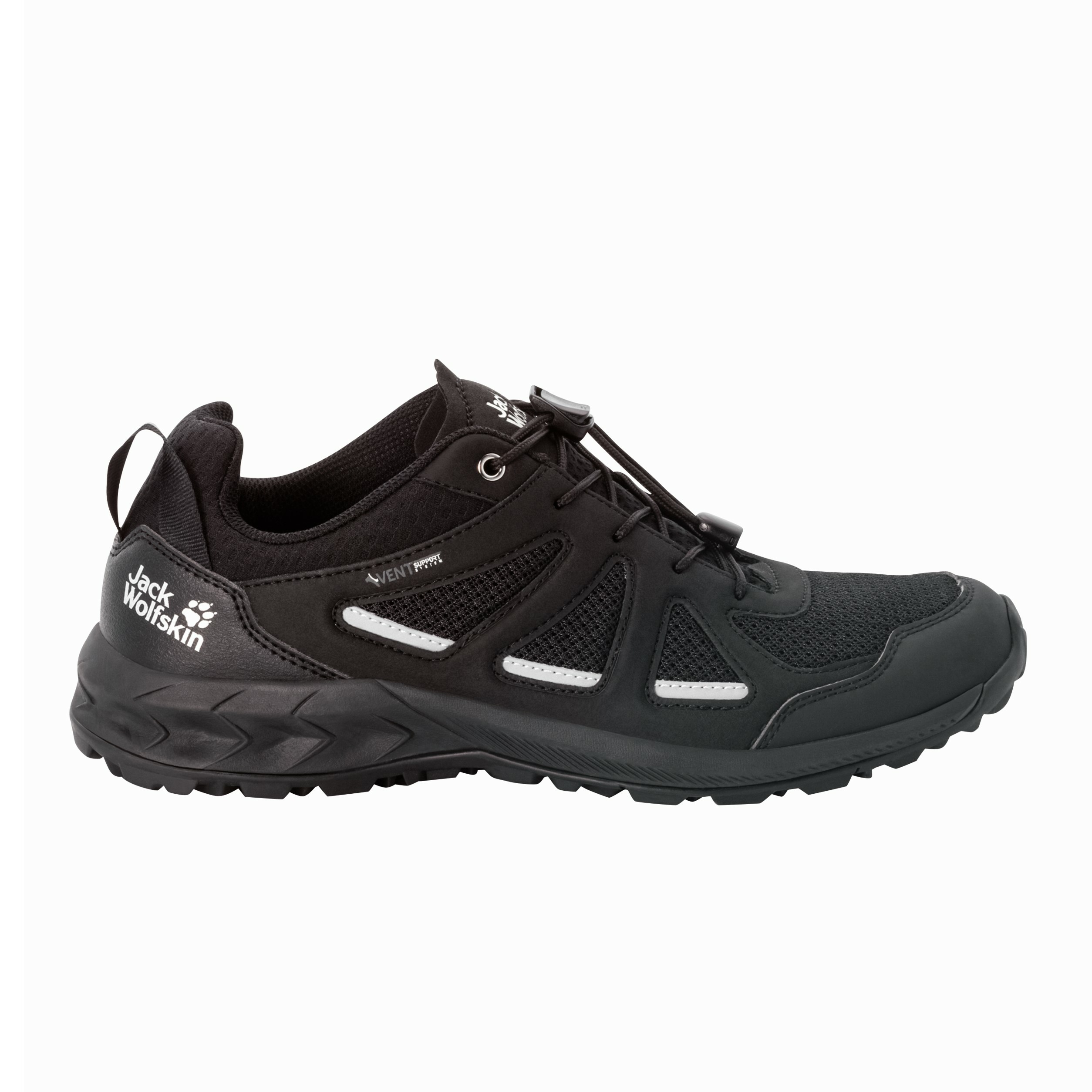 Buty męskie Jack Wolfskin WOODLAND 2 VENT LOW M black / black - 44,5