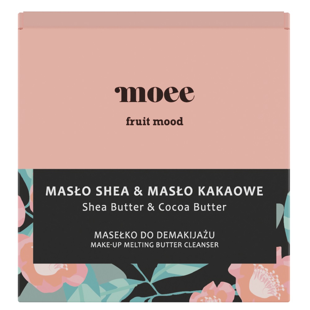 Moee Fruit Mood masełko do demakijażu masło shea & masło kakaowe, 100 ml