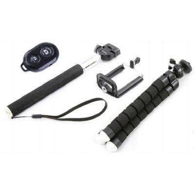 Uchwyt selfie XREC 4w1 Czarny