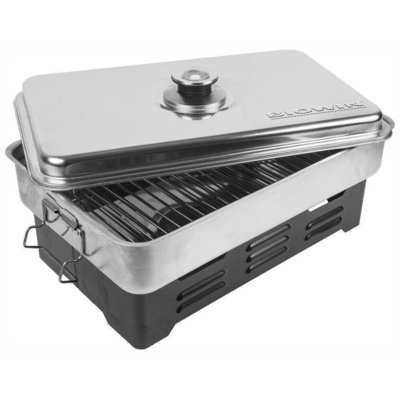 Wędzarnia BIOWIN 330004 z termometrem 27.5 x 43 x 21 cm Srebrny