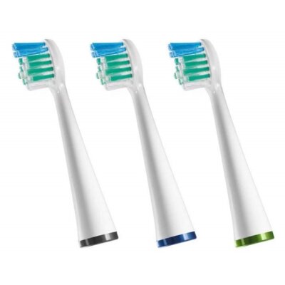 Oryginalna końcówka szczoteczki WATERPIK Sensonic Compact Mini Brush Heads SRSB-3 (3 sztuki) (Delikatne włosie)