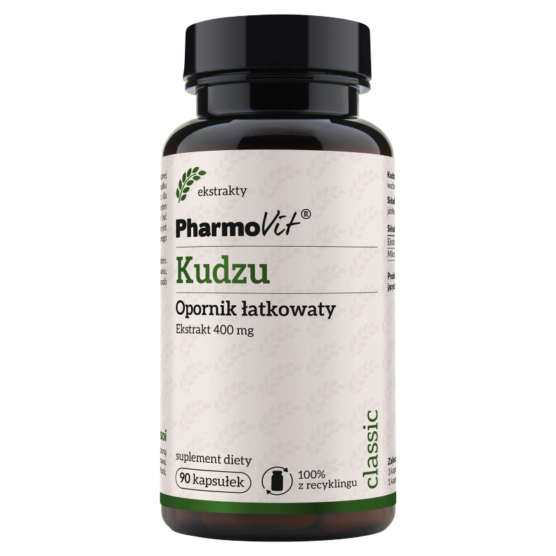 Pharmovit Classic Kudzu Ekstrakt 400 mg, suplement diety, 90 kapsułek