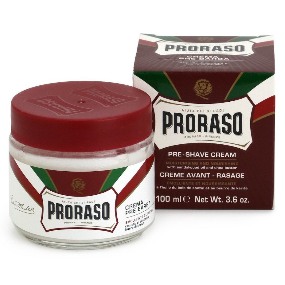 Proraso Red odżywiający krem przed goleniem, 100 ml