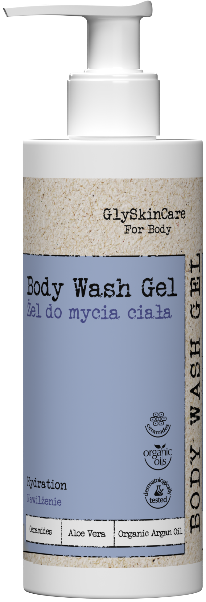 Glyskincare Nawilżenie nawilżający żel do mycia ciała, 200 ml