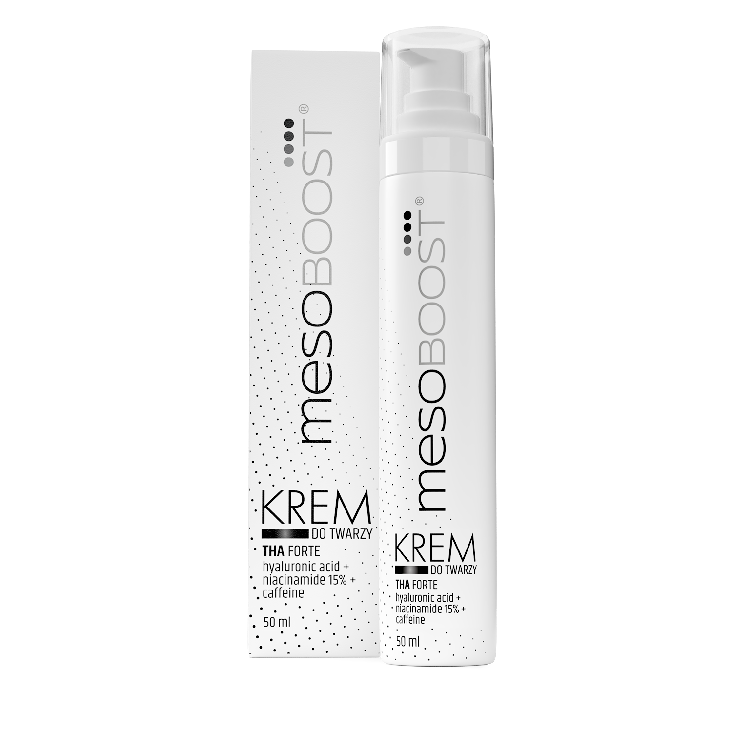 Mesoboost THA Forte Hyaluron Acid + Niacynamide + Caffeine krem do twarzy, 50 ml