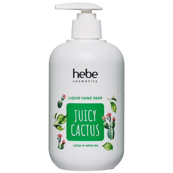 Hebe Cosmetics Juicy Cactus Cactus&White Tea mydło do rąk w płynie, 500 ml