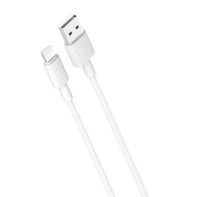 Kabel USB - Lightning XO NB156 2.4A 1 m Biały