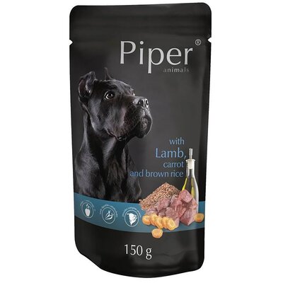 Karma dla psa PIPER Animals z jagnięciną, marchewką i brązowym ryżem 150 g