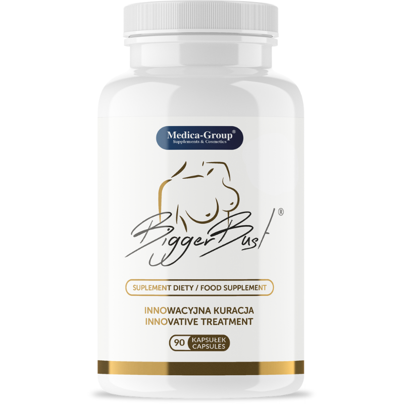 Medica-Group BiggerBust suplement diety na powiększenie i ujędrnienie piersi, 90 kaps./1 opak.