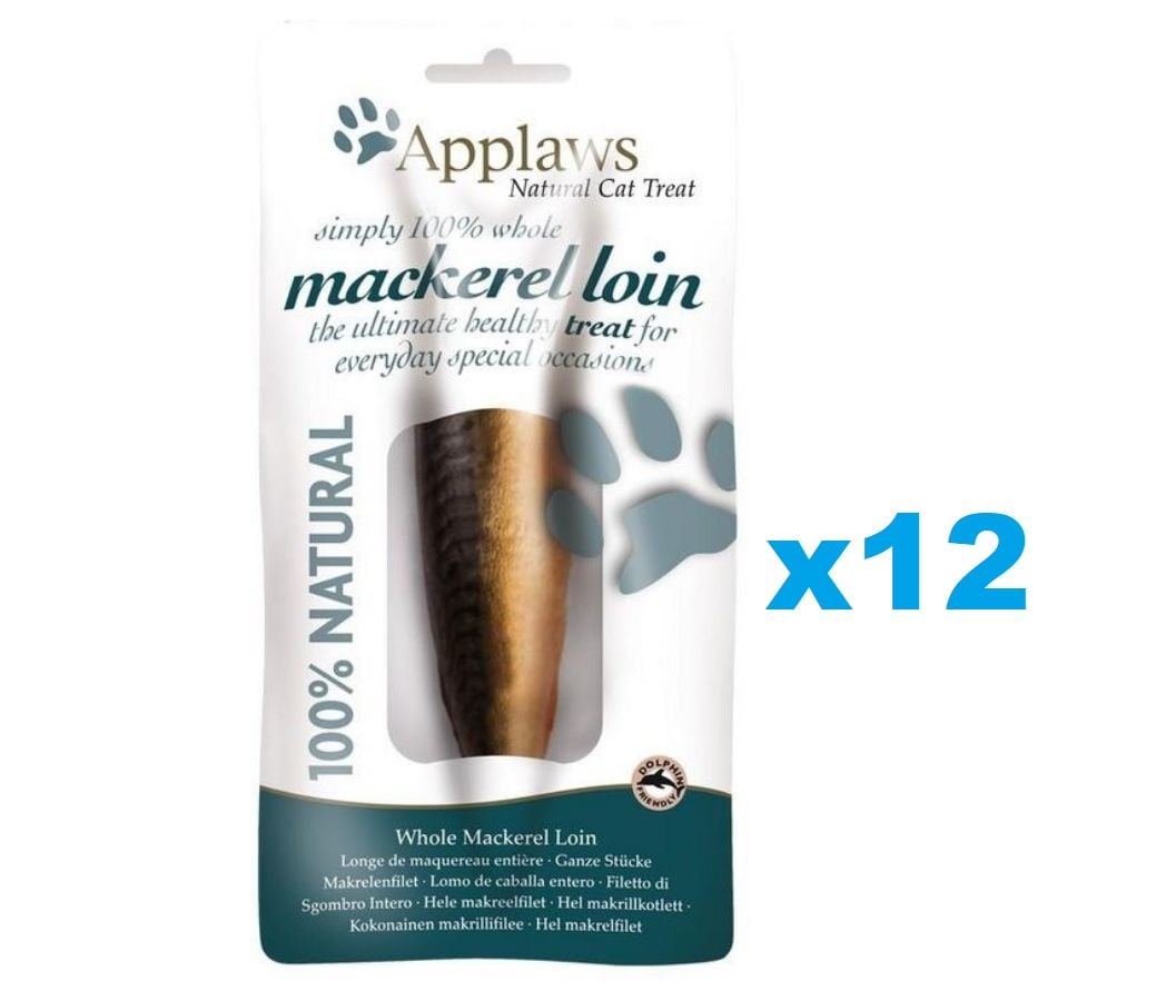 APPLAWS Polędwiczka makreli w sosie rybnym 12x30 g przysmak dla kota