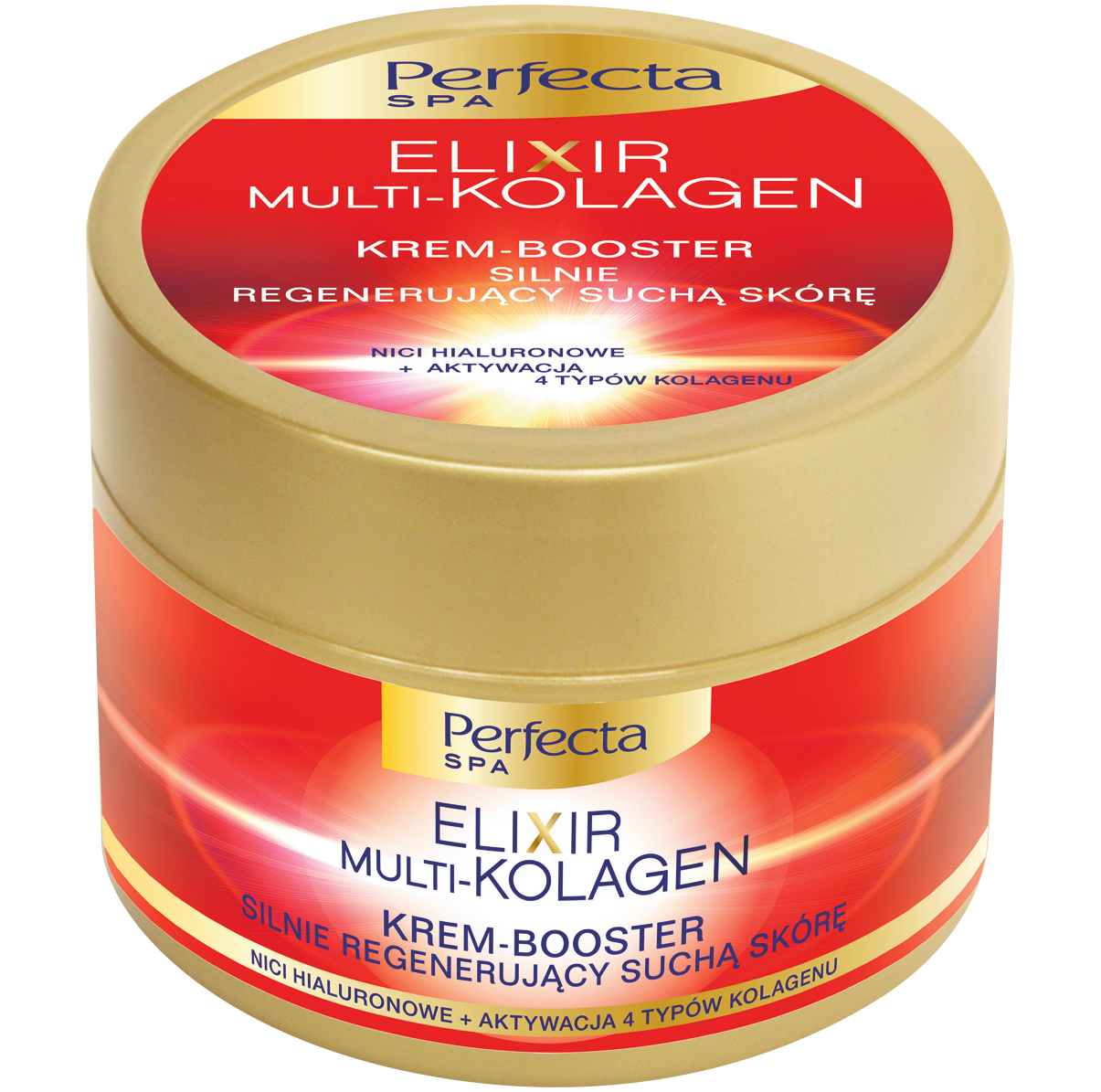 Perfecta Elixir Multikolagen krem booster silnie regenerujący suchą skórę, 225 ml