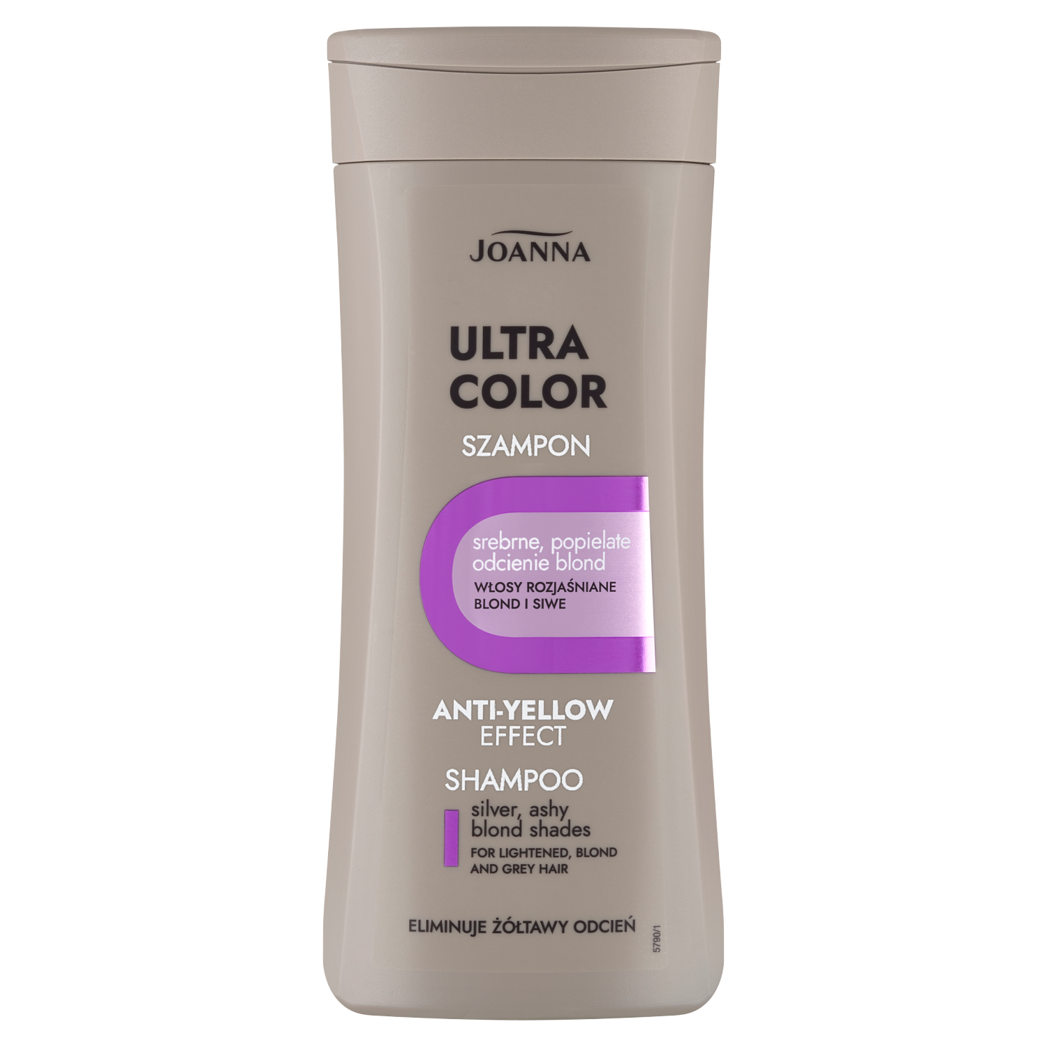 Joanna Ultra Color srebrny szampon tonujący do włosów blond, 200 ml