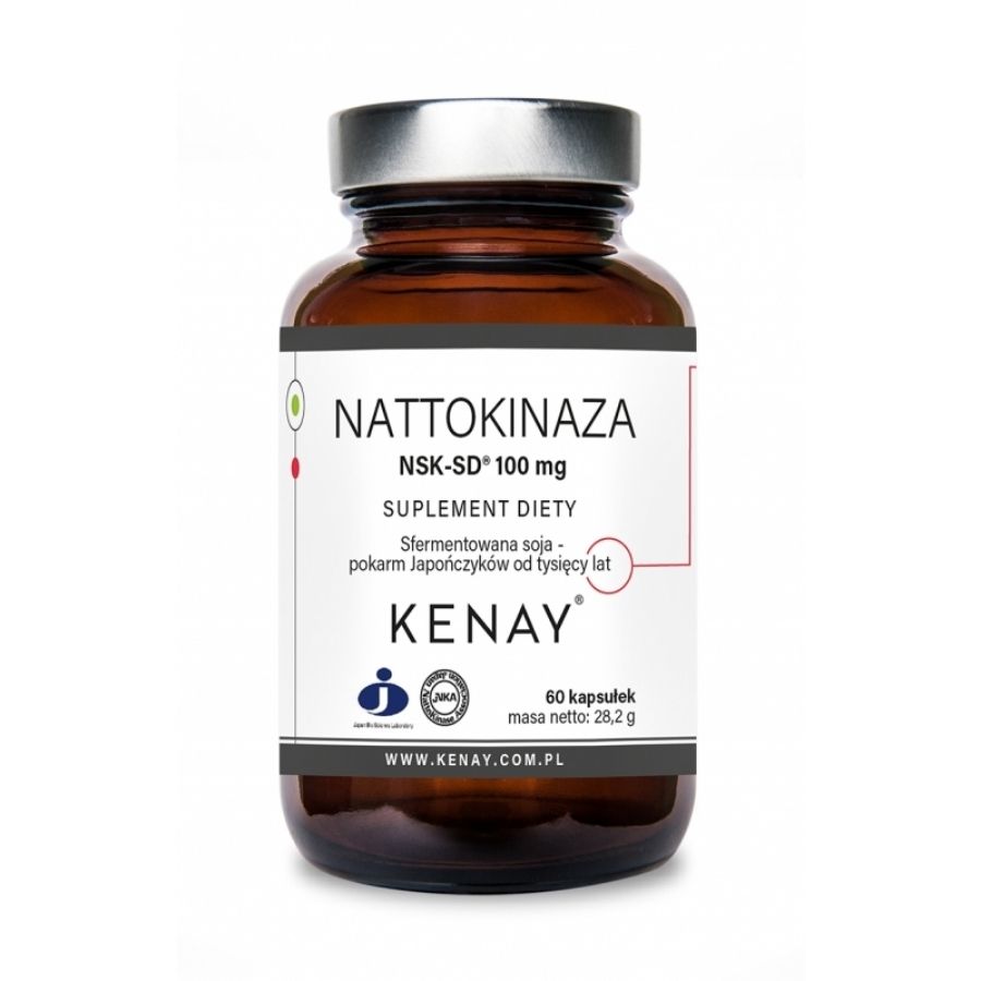 Kenay Nattokinaza NSK-SD suplement diety, 60 kaps./1 opak.