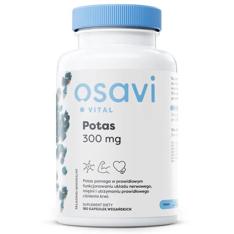 Osavi suplement diety potas, 300mg, 180 kaps./1 opak.