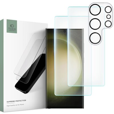 Szkło hartowane TECH-PROTECT Supreme Set do Samsung Galaxy S23 Ultra