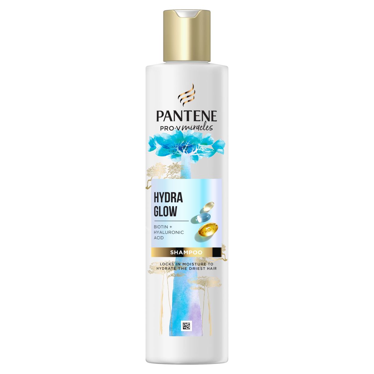 Pantene Pro V Miracles Hydra Glow szampon z biotyną do włosów suchych i zniszczonych, 250 ml