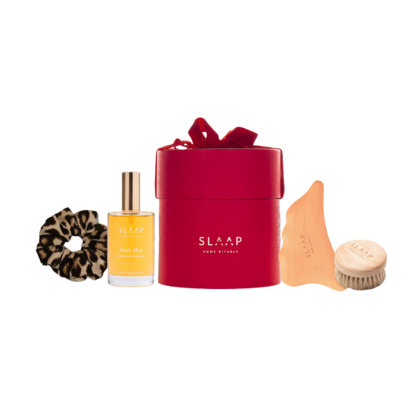 Slaap Home Rituals Zestaw Oh! My Body! zestaw: ujędrniający olejek do ciała, 100 ml + drewniana Gua Sha do ciała, 1 szt. + szczotka do masażu, 1 sz...