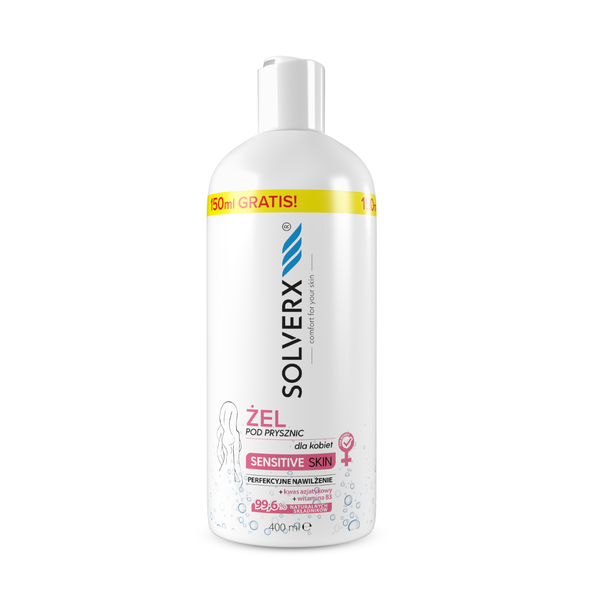 Solverx Sensitive Skin żel pod prysznic, 250 ml