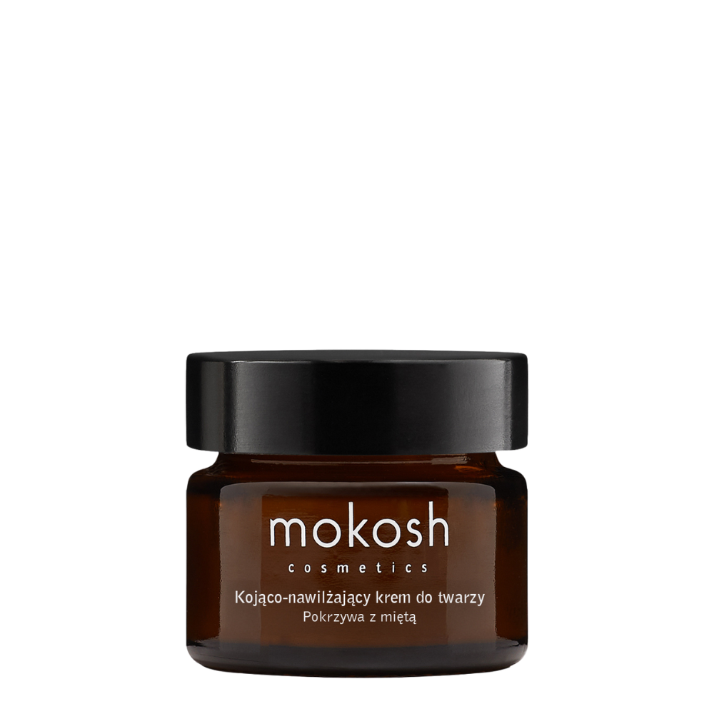 Mokosh Pokrzywa z miętą kojąco-nawilżający krem do twarzy, 15 ml