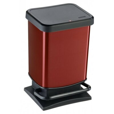 Kosz na śmieci ROTHO 17540 Paso 20L Czerwony