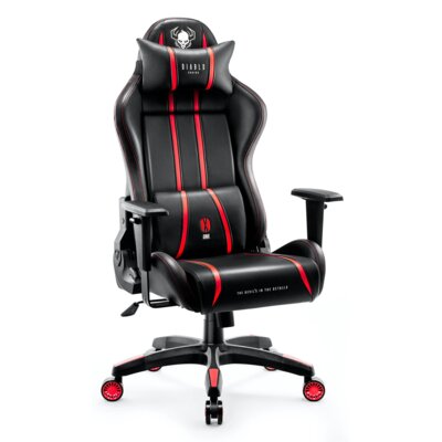 Fotel gamingowy DIABLO CHAIRS X-One 2.0 King Size Czarno-czerwony