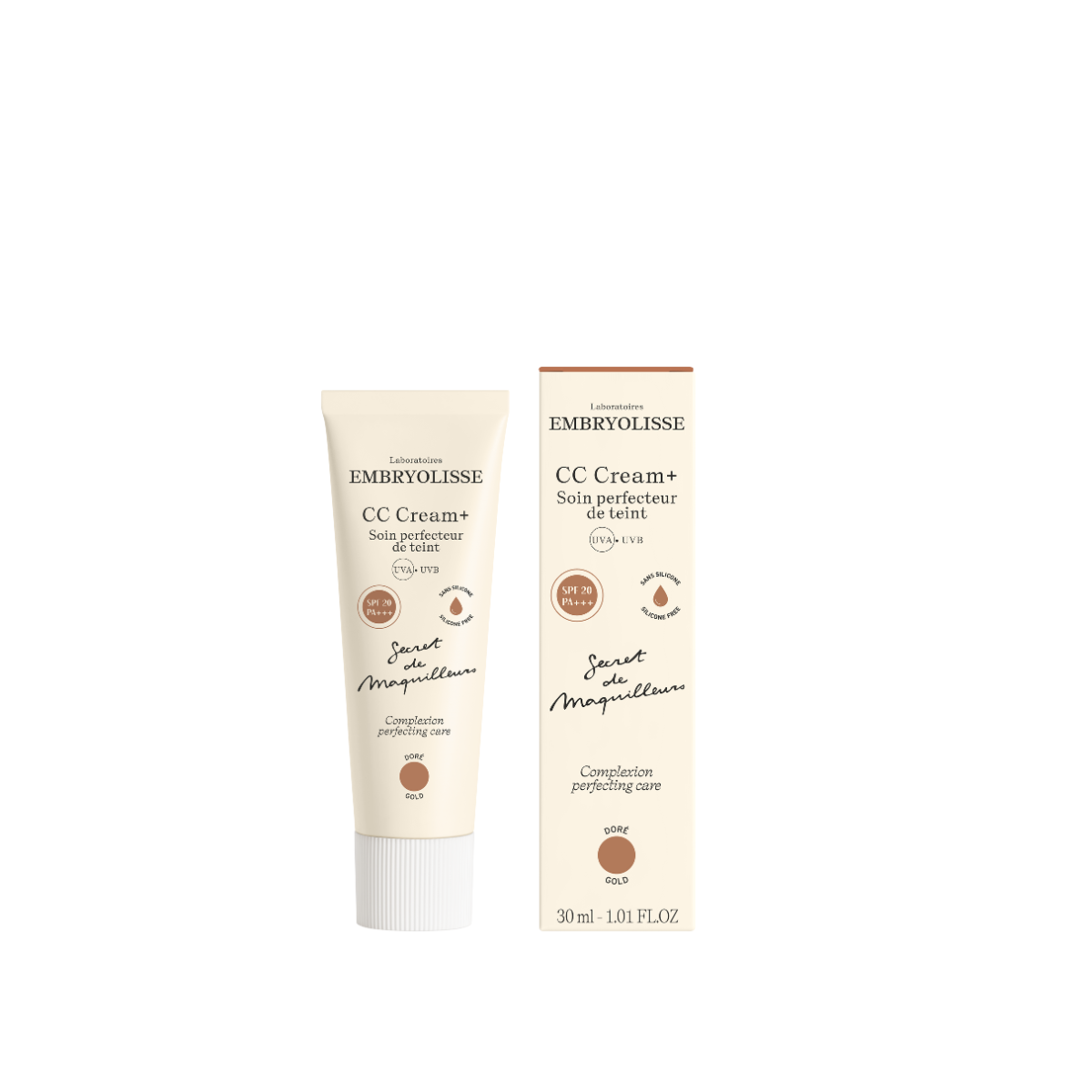 Embryolisse Artists secret krem CC do twarzy gold, 30 ml