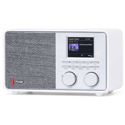 Radio PINELL Supersound 201 Cyfrowe Biały