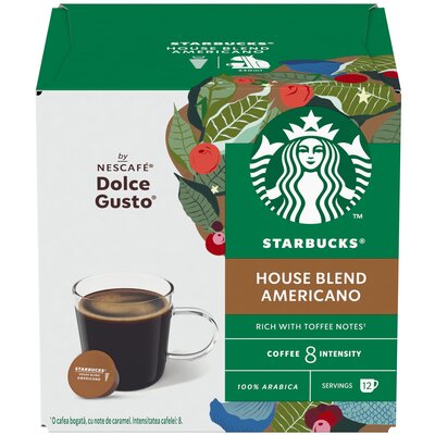 Kapsułki STARBUCKS House Blend Americano do ekspresu Nescafe Dolce Gusto