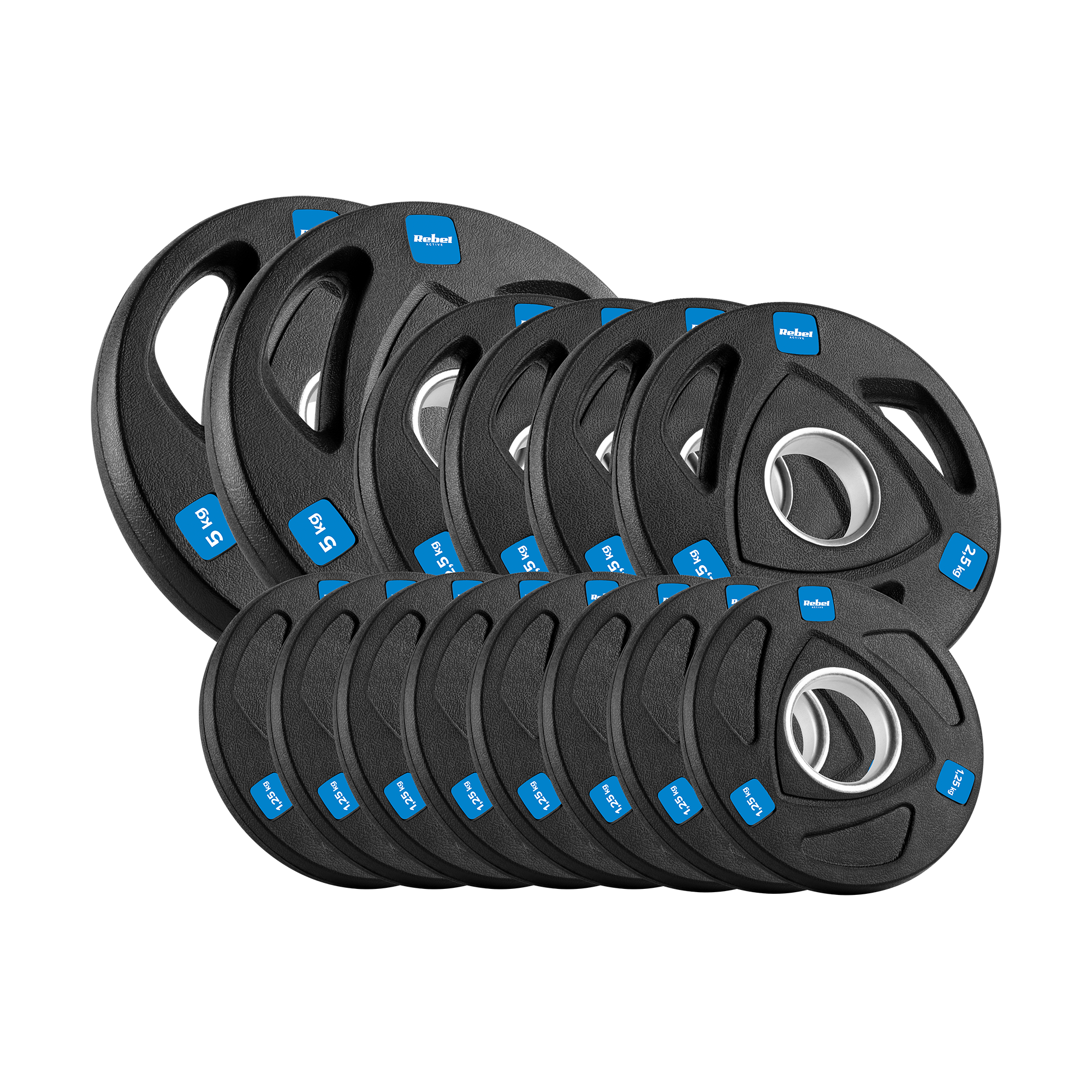 Zestaw obciążeń żeliwnych 30kg Rebel Active