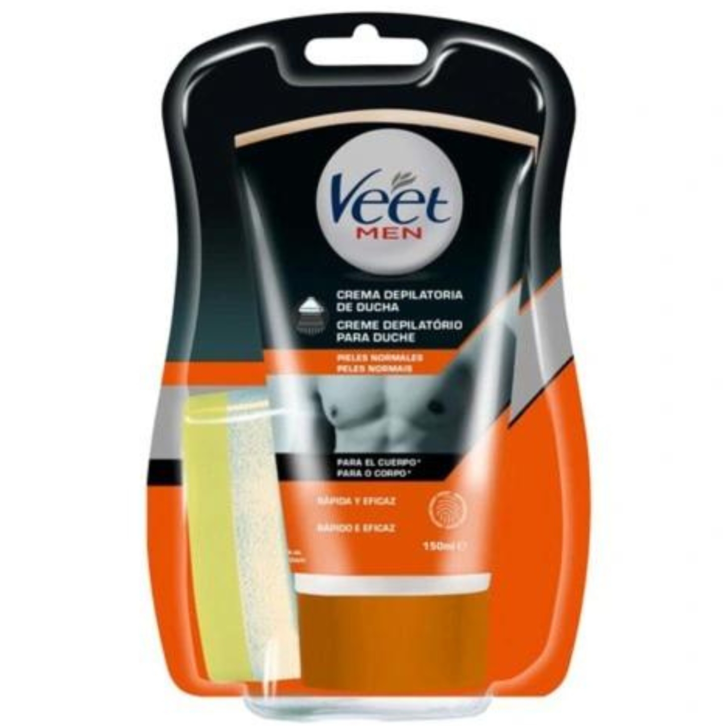 Veet Men krem do depilacji ciała pod prysznic dla mężczyzn, 150 ml