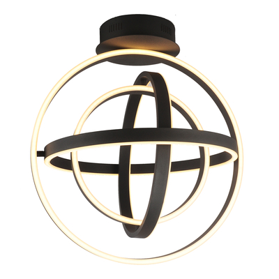 Lampa sufitowa TESS LED czarna