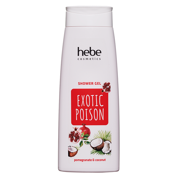 Hebe Cosmetics Exotic Poison Pomegranate&Coconut żel pod prysznic, 250 ml