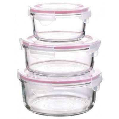 Zestaw pojemników na żywność GLASSLOCK GL-642 (3 szt.)