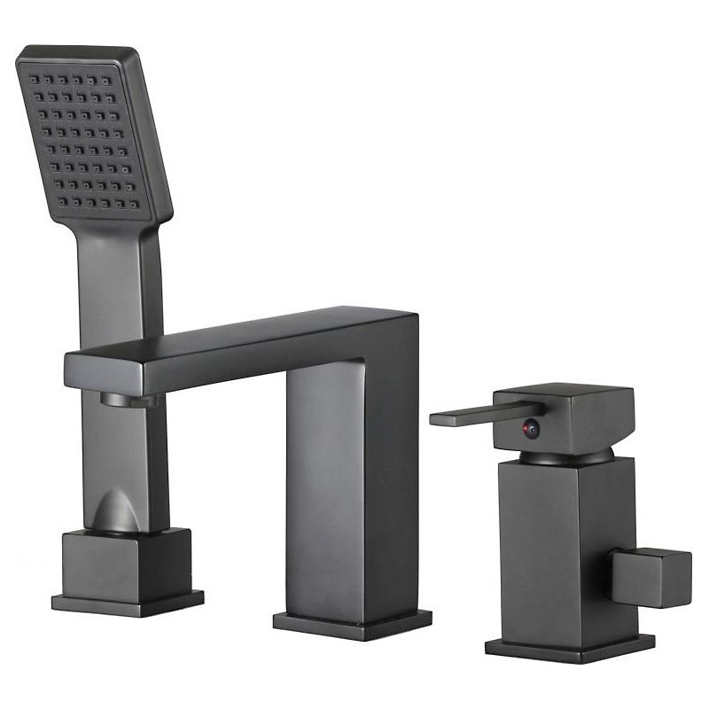 BATERIA ŁAZIENKOWA NAWANNOWA F301B CZARNA