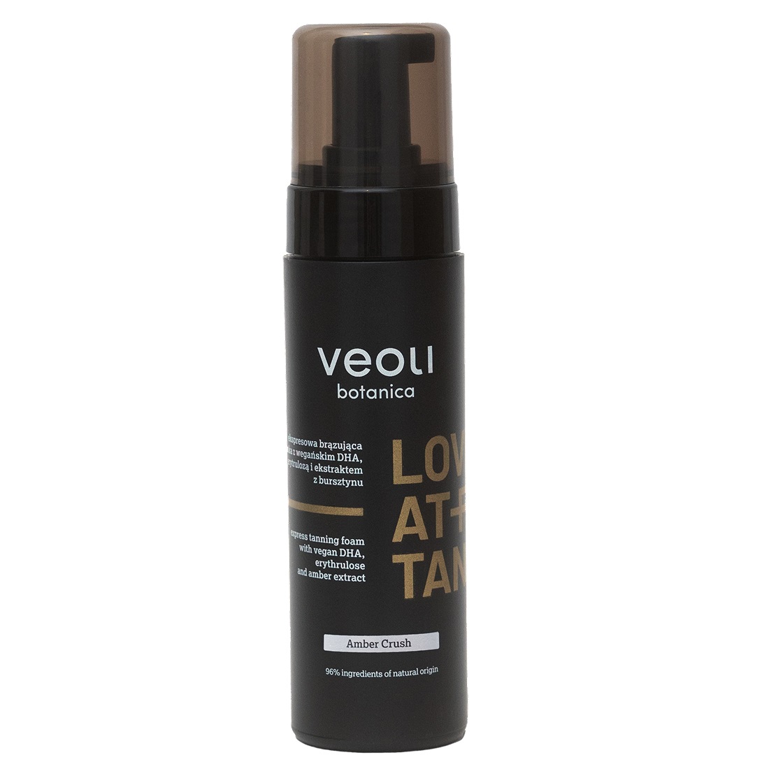 Veoli Botanica Love At First Tan ekspresowa brązująca pianka do ciała Amber Crush, 200 ml