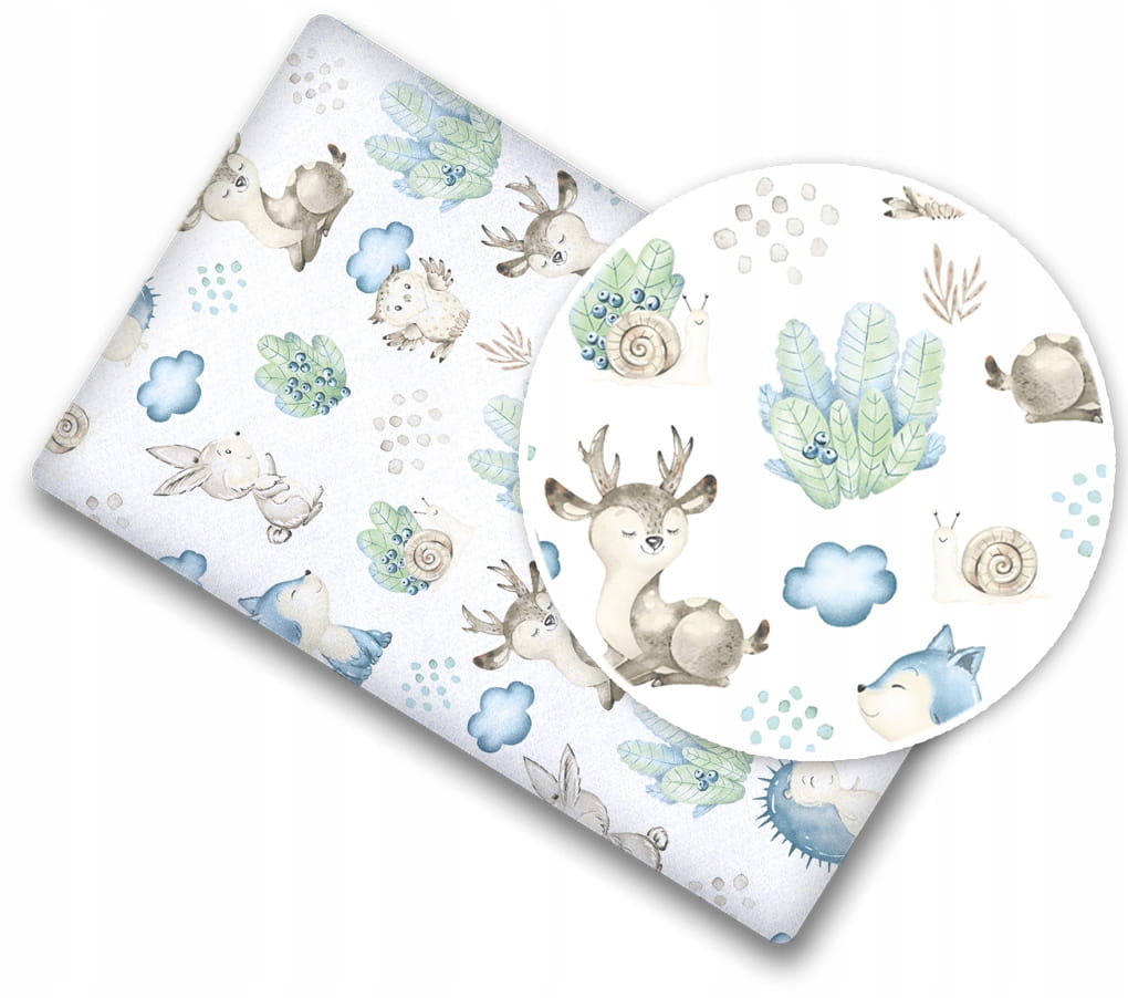 Prześcieradło bawełna materiałowe 160x80 Babymam