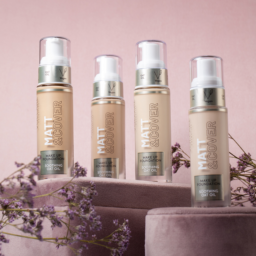 Vollaré Matt & Cover Make Up Foundation matująco - korygujący podkład do twarzy 04 Warm Mocca, 30 ml