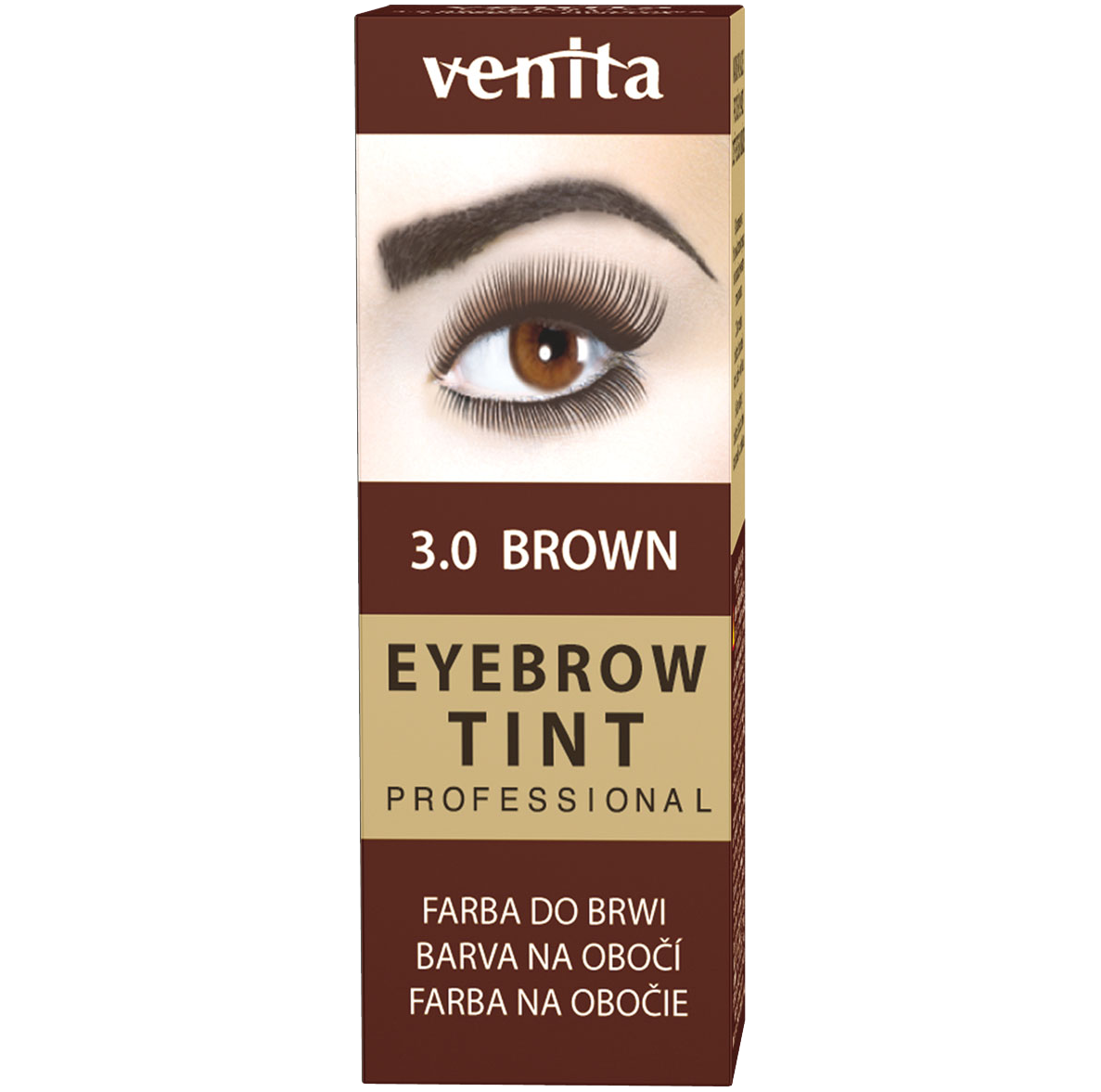 Venita Eyebrow Tint henna do brwi i rzęs 3.0 brown, 15 g