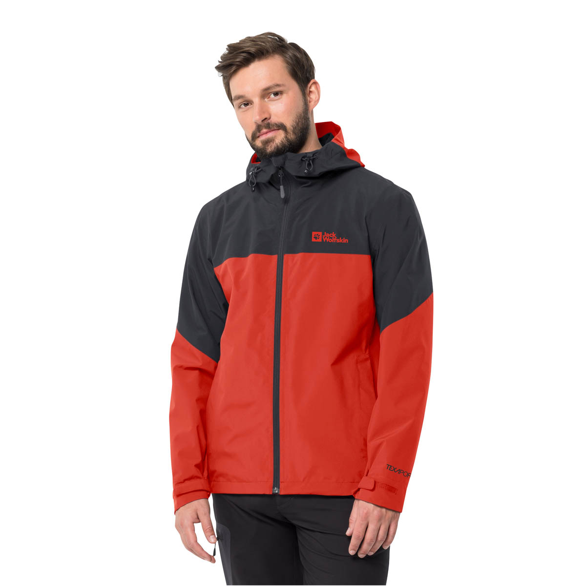 Męska kurtka Jack Wolfskin WEILTAL 2L JKT M strong red - M