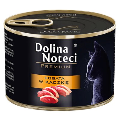 Karma dla kota DOLINA NOTECI Premium z kaczką 185 g