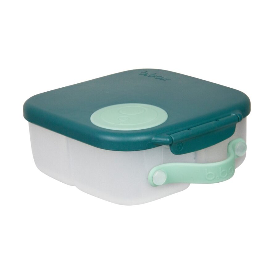 B.box lunchbox dla dzieci do szkoły - szczelna mini śniadaniówka z przegródkami Emerald Forest, 1 szt.