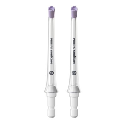 Oryginalna końcówka do irygatora PHILIPS Sonicare Quad Stream HX3062/00 (2 szt.) (Delikatna dla dziąseł)