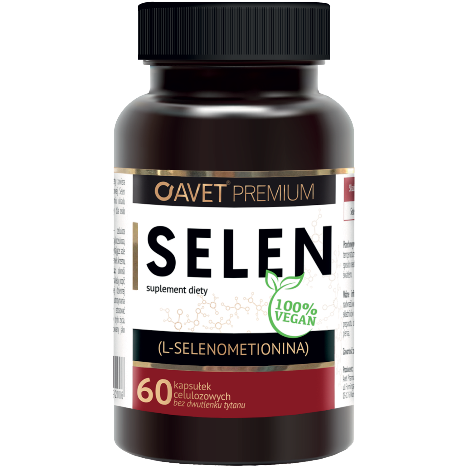 Avet Premium Selen suplement diety, 60 kaps./1 opak.