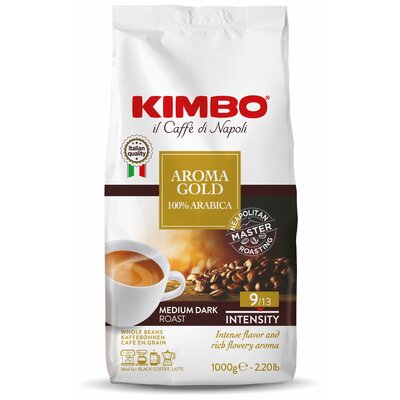 Kawa ziarnista KIMBO Aroma Gold Arabica 1 kg