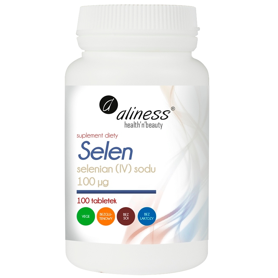 Aliness Selen Selenian suplement diety, 100 tabl./1 opak.