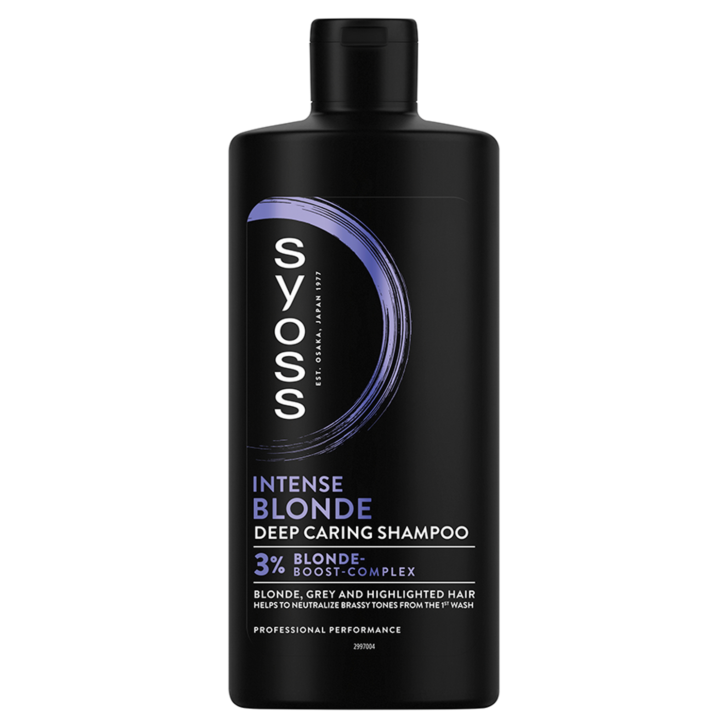 Syoss Blonde&Silver Purple szampon do włosów blond i siwych neutralizujący żółte tony, 440 ml