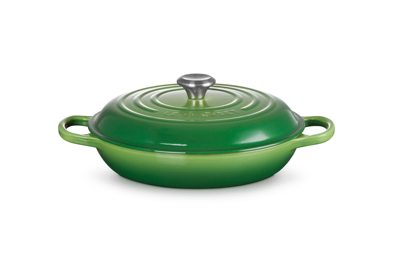 Le Creuset - Profesjonalny garnek Gourmet 30 cm Bamboo Green
