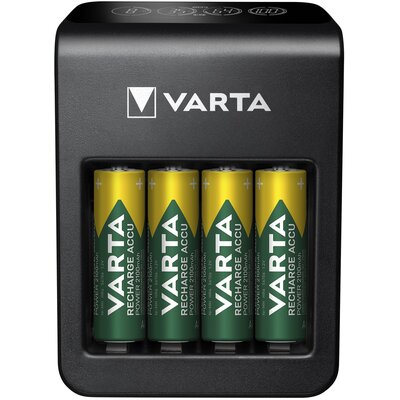 Ładowarka VARTA LCD Plug Charger+ 4 akumulatorki AA 2100 mAh