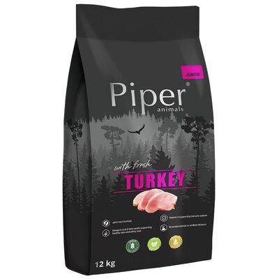Karma dla psa PIPER Junior z indykiem 12 kg